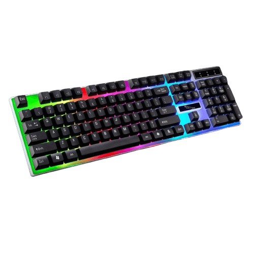 Teclado mecânico rgb com fio - ClubDescontos